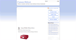Desktop Screenshot of canondriver.net
