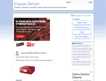 Tablet Screenshot of canondriver.net